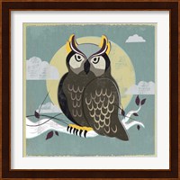 Perched Owl Fine Art Print