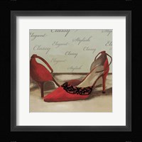 Red Pumps Framed Print