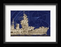 Blueprint Submarine I Fine Art Print