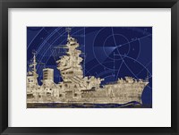 Blueprint Submarine I Fine Art Print