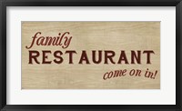 Family Restaurant Fine Art Print