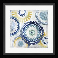 Blue Ease II Framed Print