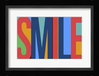 Smile Framed Print