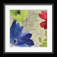 Indigo Flower I Framed Print