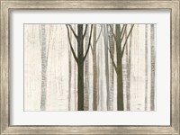 Down to the Woods on White Crop Fine Art Print