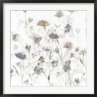 Garden Shadows III on White Fine Art Print