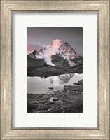 Mount Robson BW with Color Fine Art Print