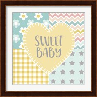 Baby Quilt I Sweet Baby Yellow Fine Art Print