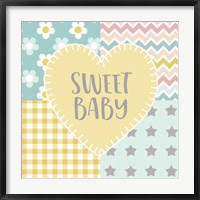 Baby Quilt I Sweet Baby Yellow Fine Art Print