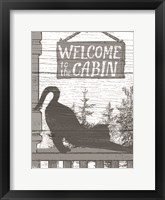 Fall Cabin VI Framed Print