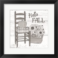 Fall Cabin III Framed Print