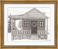Fall Cabin I Fine Art Print