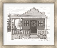 Fall Cabin I Fine Art Print