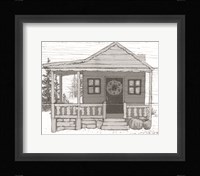 Fall Cabin I Framed Print
