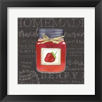 Canning Kitchen I black Fine Art Print