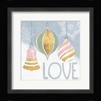 Pastel Christmas III Framed Print