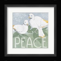 Pastel Christmas II Framed Print