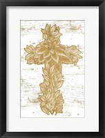 Holiday Cross II Framed Print