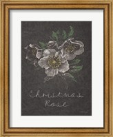 Chalkboard Christmas Greenery III Fine Art Print