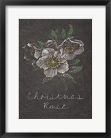 Chalkboard Christmas Greenery III Fine Art Print