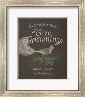 Chalkboard Christmas Signs III Fine Art Print