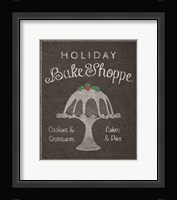 Chalkboard Christmas Signs II Framed Print