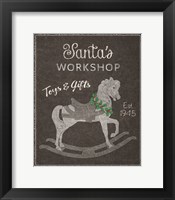 Chalkboard Christmas Signs I Framed Print