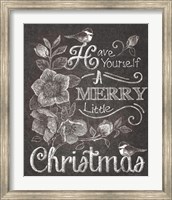 Chalkboard Christmas Sayings II Fine Art Print