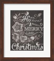 Chalkboard Christmas Sayings II Fine Art Print