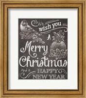 Chalkboard Christmas Sayings I Fine Art Print