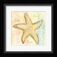 Golden Treasures Inspiration VI Framed Print
