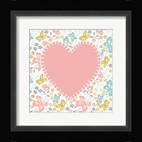 Baby Quilt Gold I Framed Print