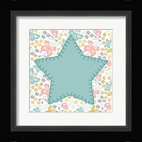 Baby Quilt Gold IV Framed Print