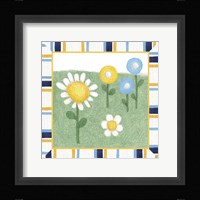 Americana Garden III With Border Framed Print