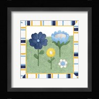 Americana Garden IV With Border Framed Print