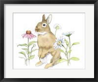 Wildflower Bunnies IV Crop Fine Art Print