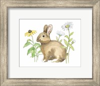 Wildflower Bunnies II Fine Art Print