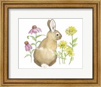 Wildflower Bunnies I Fine Art Print