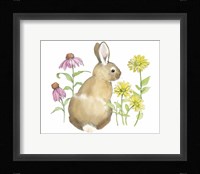 Wildflower Bunnies I Framed Print