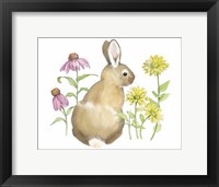 Wildflower Bunnies I Fine Art Print
