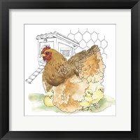 Fun at the Coop II Framed Print