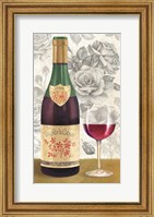 Wine and Roses I Fine Art Print