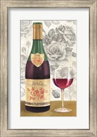 Wine and Roses I Fine Art Print