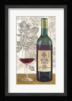 Wine and Roses II no Border Framed Print