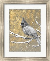Winter Birds Cardinal Neutral Fine Art Print