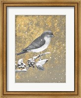 Winter Birds Bluebird Neutral Fine Art Print