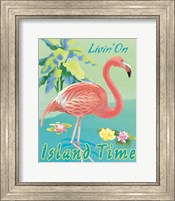 Island Time Flamingo II Fine Art Print