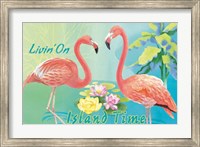 Island Time Flamingo I Fine Art Print