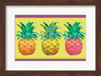 Island Time Pineapples I Fine Art Print