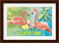 Island Time Flamingo I Bright Fine Art Print